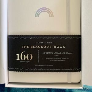 Archer and Olive Rainbow Blackout Journal